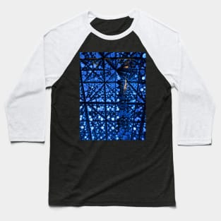 Nitro Blue Lights Pattern Baseball T-Shirt